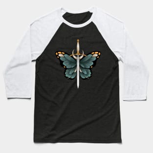 Butterfly Dagger Baseball T-Shirt